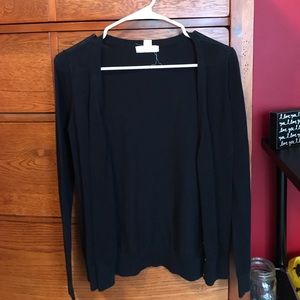 Black cardigan with buttons